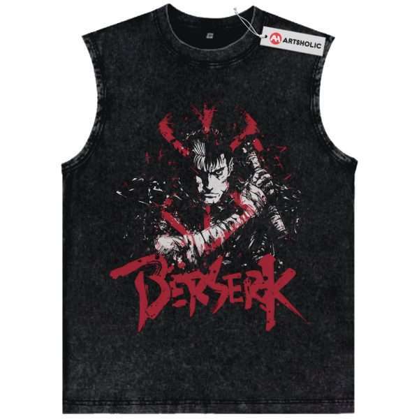 Guts Tank Top, Berserk Tank Top, Anime Tank Top, Vintage Tank Top