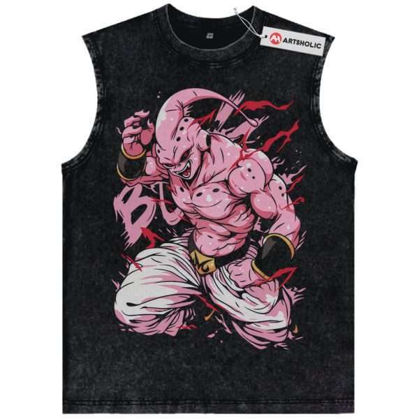 Majin Buu Tank Top, Dragon Ball Tank Top, Anime Tank Top, Vintage Tank Top