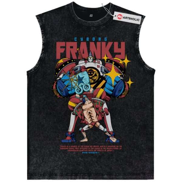 Franky Tank Top, One Piece Tank Top, Anime Tank Top, Vintage Tank Top
