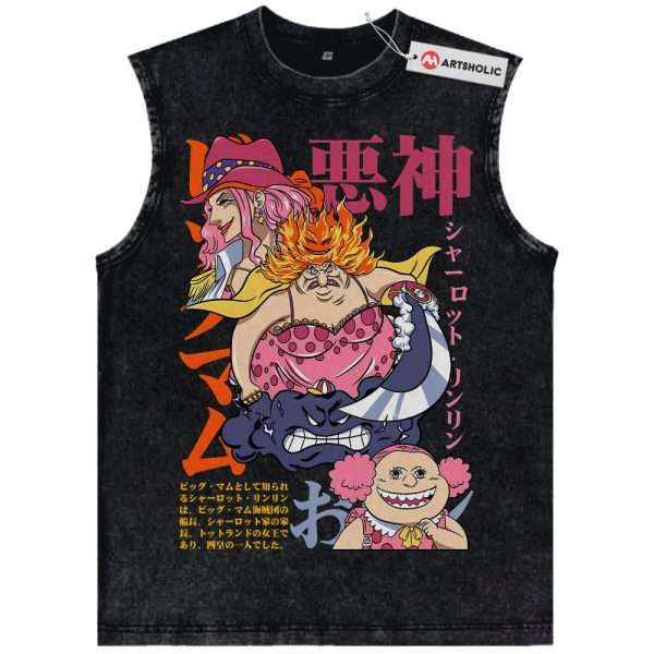 Charlotte Linlin Tank Top, Big Mom Tank Top, One Piece Tank Top, Anime Tank Top, Vintage Tank Top