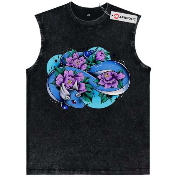 Dragonair Tank Top, Pokemon Tank Top, Anime Tank Top, Vintage Tank Top