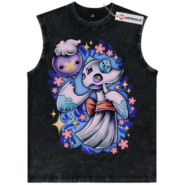 Drifloon and Froslass Tank Top, Pokemon Tank Top, Anime Tank Top, Vintage Tank Top