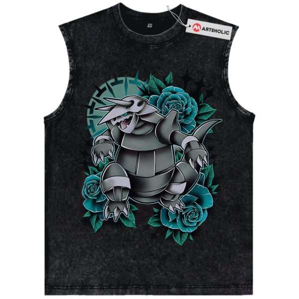 Aggron Tank Top, Pokemon Tank Top, Anime Tank Top, Vintage Tank Top