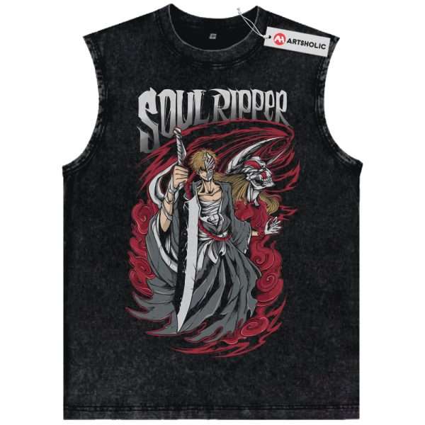 Ichigo Kurosaki Tank Top, Bleach Tank Top, Anime Tank Top, Vintage Tank Top