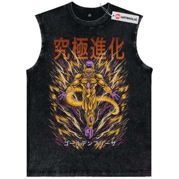 Golden Frieza Tank Top, Dragon Ball Tank Top, Anime Tank Top, Vintage Tank Top