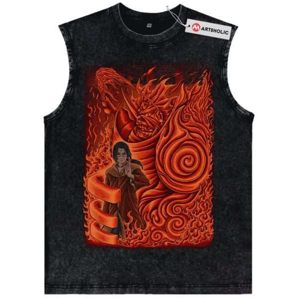 Itachi Uchiha Tank Top, Naruto Tank Top, Anime Tank Top, Vintage Tank Top