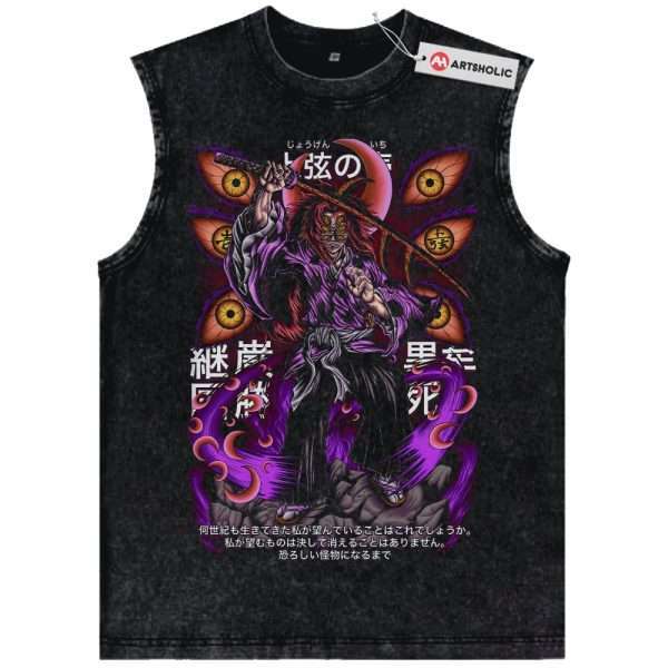 Kokushibo Tank Top, Demon Slayer Tank Top, Anime Tank Top, Vintage Tank Top
