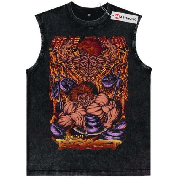 Yujiro Hanma Tank Top, Baki Tank Top, Anime Tank Top, Vintage Tank Top