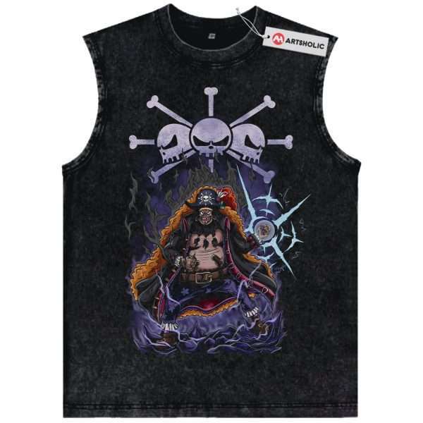 Blackbeard Tank Top, Marshall D Teach Tank Top, One Piece Tank Top, Anime Tank Top, Vintage Tank Top