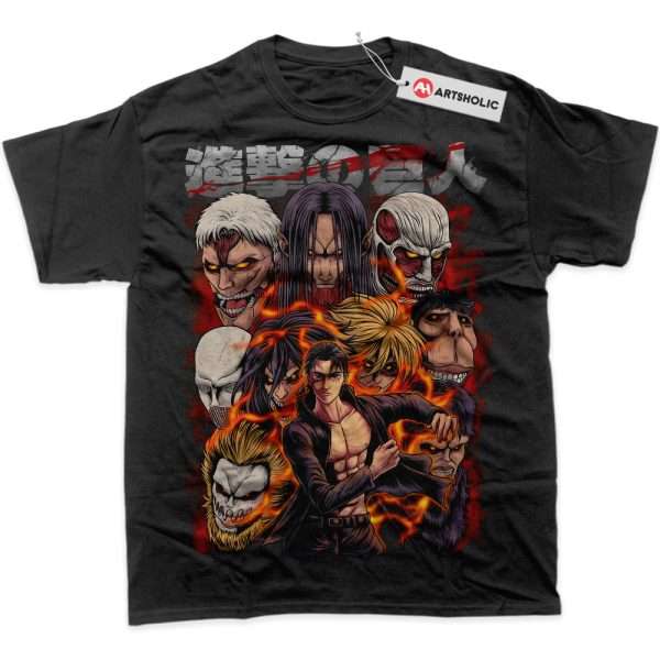 Eren Yeager Shirt, Attack On Titan Shirt, AOT Shirt, Anime Shirt, Graphic T-Shirt