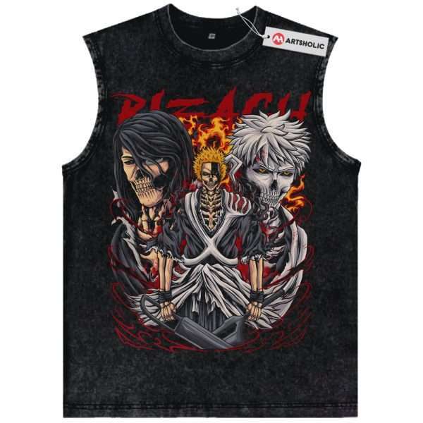 Ichigo Kurosaki vs Yhwach: Final Fight Tank Top, Bleach Tank Top, Anime Tank Top, Vintage Tank Top