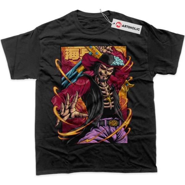 Skeleton Dracule Mihawk Shirt, One Piece Shirt, Anime Shirt, Graphic Tee