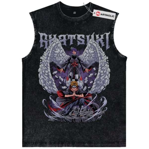 Konan Tank Top, Pain Tank Top, Nagato Uzumaki Tank Top, Naruto Tank Top, Anime Tank Top, Vintage Tank Top