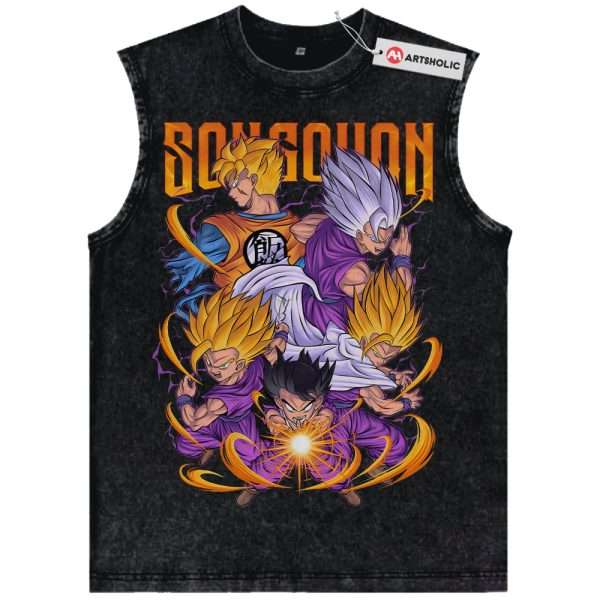 Son Gohan Tank Top, Dragon Ball Tank Top, DBZ Tank Top, Anime Tank Top, Vintage Tank Top