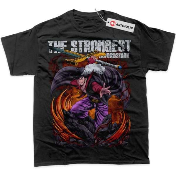 Dracule Mihawk Shirt, One Piece Shirt, Anime Shirt, Graphic T-Shirt