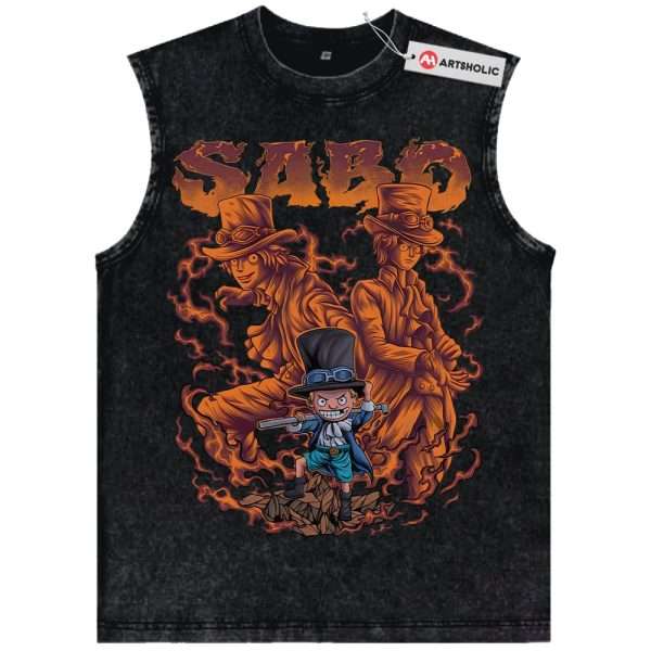 Sabo Tank Top, One Piece Tank Top, Anime Tank Top, Vintage Tank Top