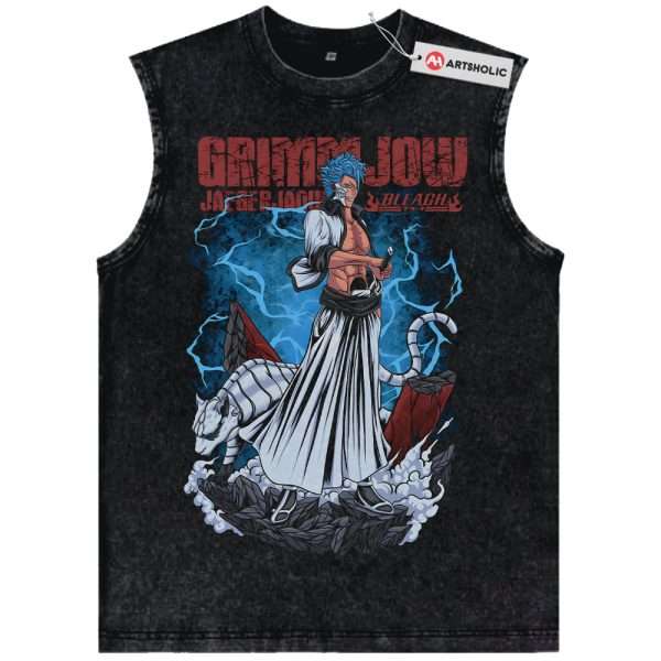 Grimmjow Jaegerjaquez Tank Top, Bleach Tank Top, Anime Tank Top, Vintage Tank Top