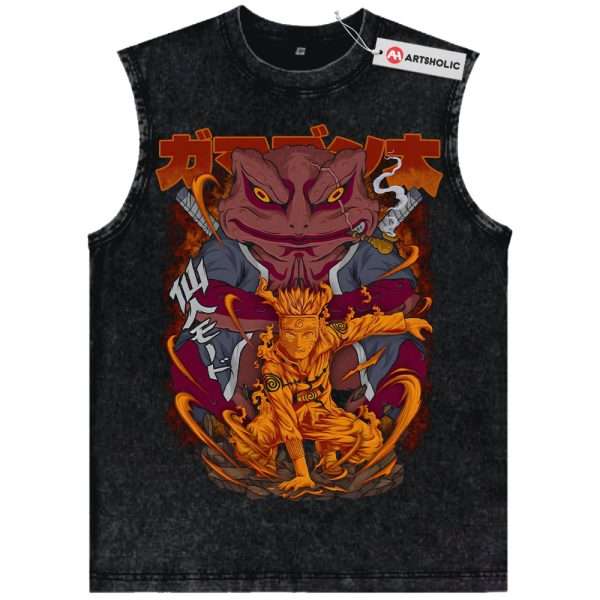 Naruto Uzumaki Tank Top, Anime Tank Top, Vintage Tank Top