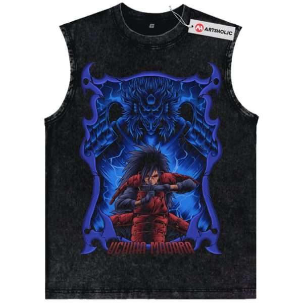 Madara Uchiha Tank Top, Naruto Tank Top, Anime Tank Top, Vintage Tank Top