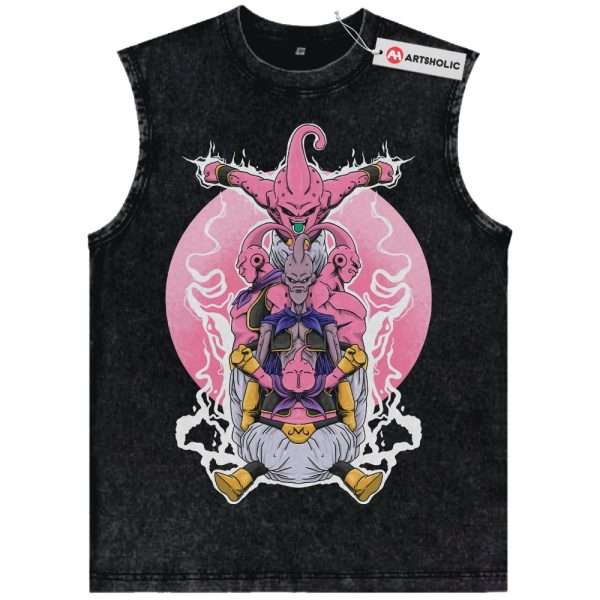Majin Buu Tank Top, Dragon Ball Tank Top, Anime Tank Top, Vintage Tank Top