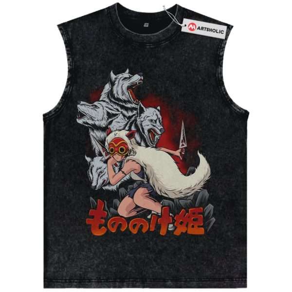 San Tank Top, Princess Mononoke Tank Top, Studio Ghibli Tank Top, Anime Tank Top, Vintage Tank Top