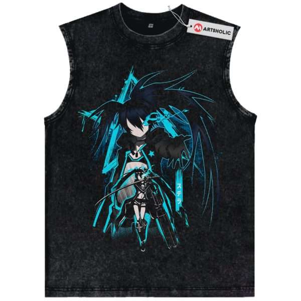Mato Kuroi Tank Top, Black Rock Shooter Tank Top, Anime Tank Top, Vintage Tank Top
