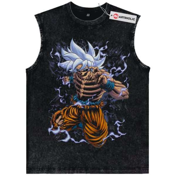Skeleton Ultra Instinct Son Goku Tank Top, Dragon Ball Tank Top, DBZ Tank Top, Anime Tank Top, Vintage Tank Top