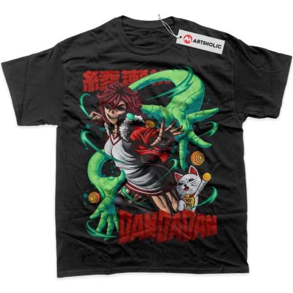 Skull Momo Ayase vs Turbo Granny Shirt, Dandadan Shirt, Anime Shirt, Graphic Tee