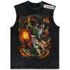 Skull Gon Freecss Tank Top, Hunter x Hunter Tank Top, HxH Tank Top, Anime Tank Top, Vintage Tank Top