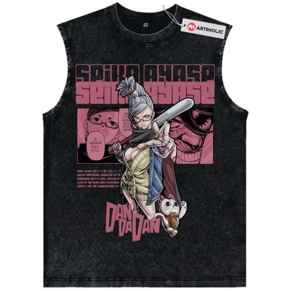Seiko Ayase Tank Top, Dandadan Tank Top, Anime Tank Top, Vintage Tank Top
