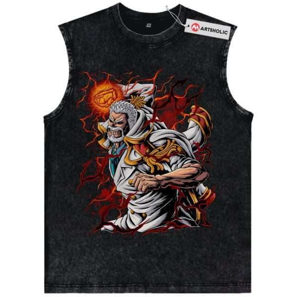 Monkey D Garp Tank Top, One Piece Tank Top, Anime Tank Top, Vintage Tank Top