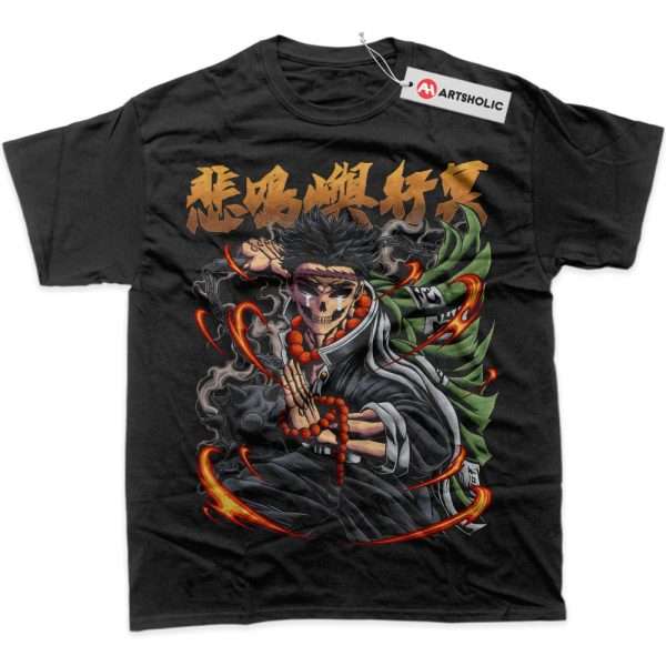 Skeleton Gyomei Himejima Shirt, Demon Slayer Shirt, Anime Shirt, Graphic Tee