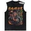 Skeleton Gyomei Himejima Tank Top, Demon Slayer Tank Top, Anime Tank Top, Vintage Tank Top