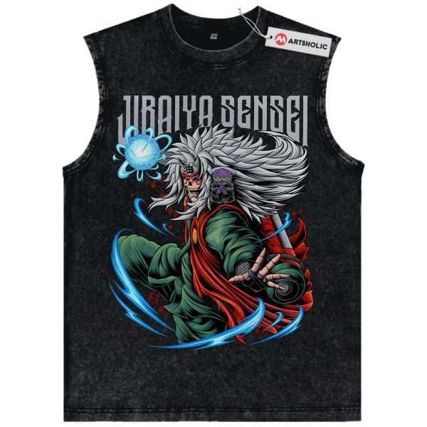 Skull Jiraiya Tank Top, Naruto Tank Top, Anime Tank Top, Vintage Tank Top