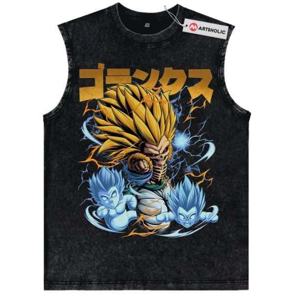 Skeleton Gotenks Tank Top, Dragon Ball Tank Top, DBZ Tank Top, Anime Tank Top, Vintage Tank Top