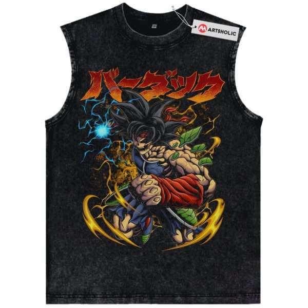 Skull Bardock Tank Top, Dragon Ball Tank Top, DBZ Tank Top, Anime Tank Top, Vintage Tank Top