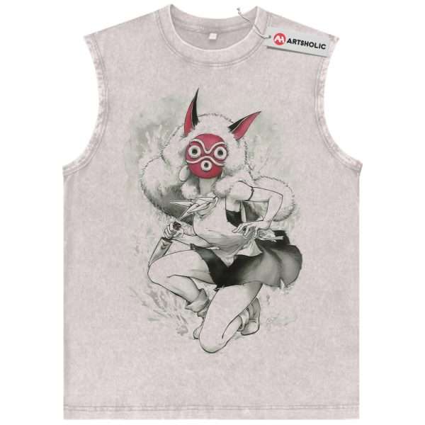 San Tank Top, Princess Mononoke Tank Top, Studio Ghibli Tank Top, Anime Tank Top, Vintage Tank Top