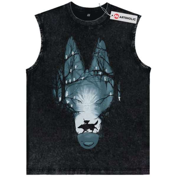 Princess Mononoke Tank Top, Studio Ghibli Tank Top, Anime Tank Top, Vintage Tank Top