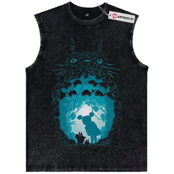 My Neighbor Totoro Tank Top, Studio Ghibli Tank Top, Anime Tank Top, Vintage Tank Top