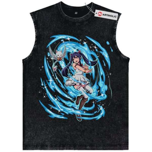 Wendy Marvell Tank Top, Fairy Tail Tank Top, Anime Tank Top, Vintage Tank Top