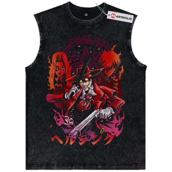 Hellsing Tank Top, Anime Tank Top, Vintage Tank Top