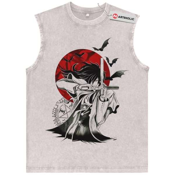 Alucard Tank Top, Hellsing Tank Top, Anime Tank Top, Vintage Tank Top