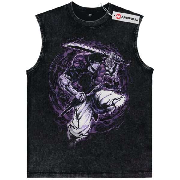 Toji Fushiguro Tank Top, Jujutsu Kaisen Tank Top, Anime Tank Top, Vintage Tank Top