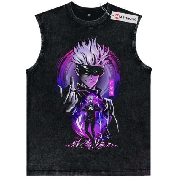 Satoru Gojo Tank Top, Jujutsu Kaisen Tank Top, Anime Tank Top, Vintage Tank Top