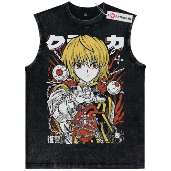 Kurapika Tank Top, Hunter x Hunter Tank Top, HxH Tank Top, Anime Tank Top, Vintage Tank Top