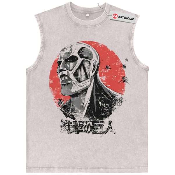 Attack On Titan Tank Top, AOT Tank Top, Anime Tank Top, Vintage Tank Top