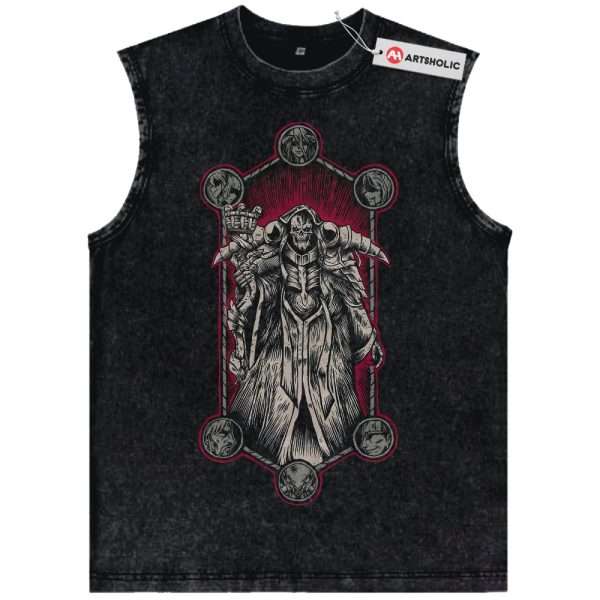 Ainz Ooal Gown Tank Top, Overlord Tank Top, Anime Tank Top, Vintage Tank Top