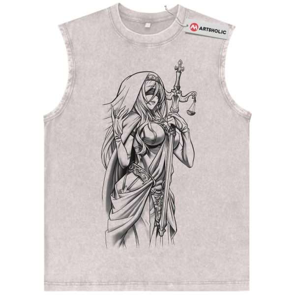 Sword Maiden Tank Top, Goblin Slayer Tank Top, Anime Tank Top, Vintage Tank Top