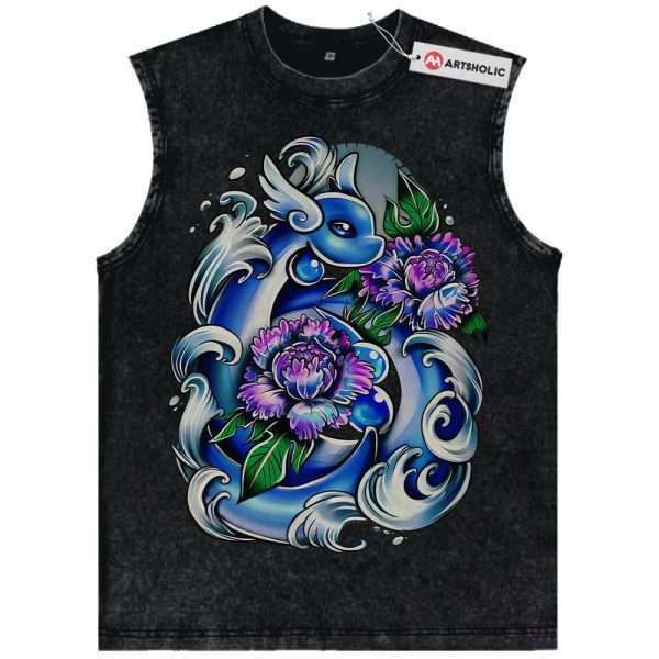 Dragonair Tank Top, Pokemon Tank Top, Anime Tank Top, Vintage Tank Top