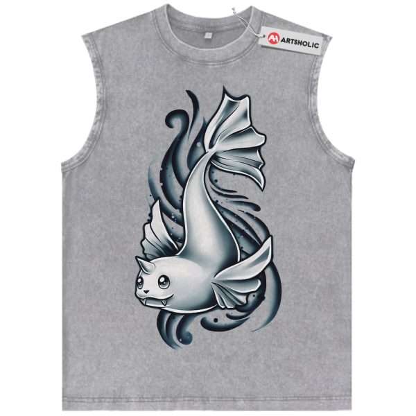 Dewgong Tank Top, Pokemon Tank Top,Anime Tank Top, Vintage Tank Top